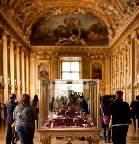 The Louvre itself is just as beautiful as the artwork on the walls.