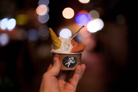 Oh the gelato.  It became a ritual after each dinner.