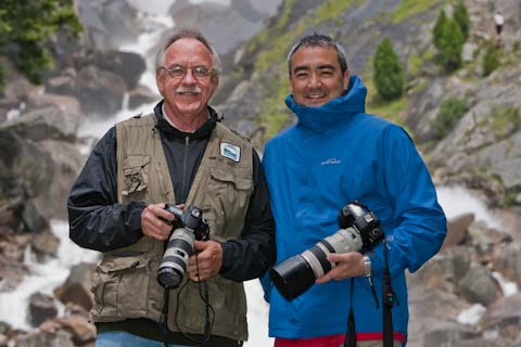 My dad and I shooting in Yosomite (Thanks for the photo Phil)