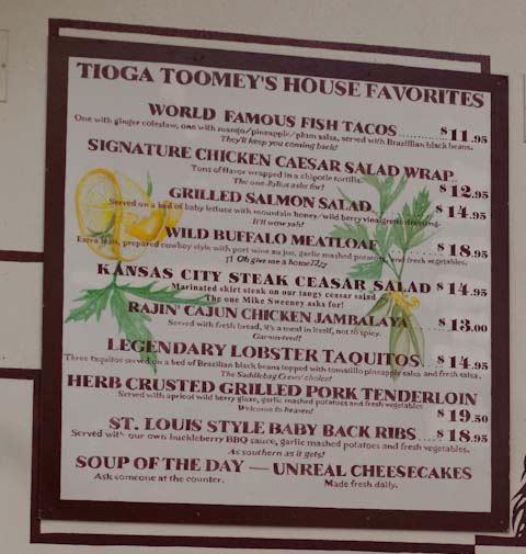 Not your typical gas station food selection