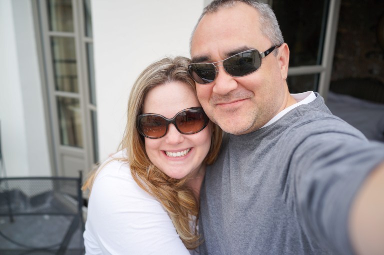 Selfie on the balcony