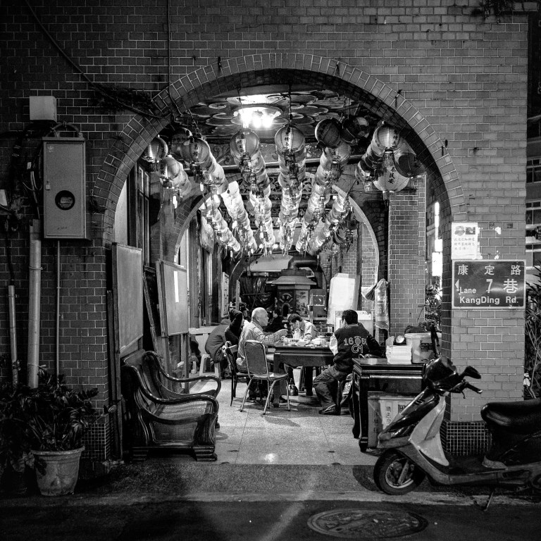 A typical street scene.