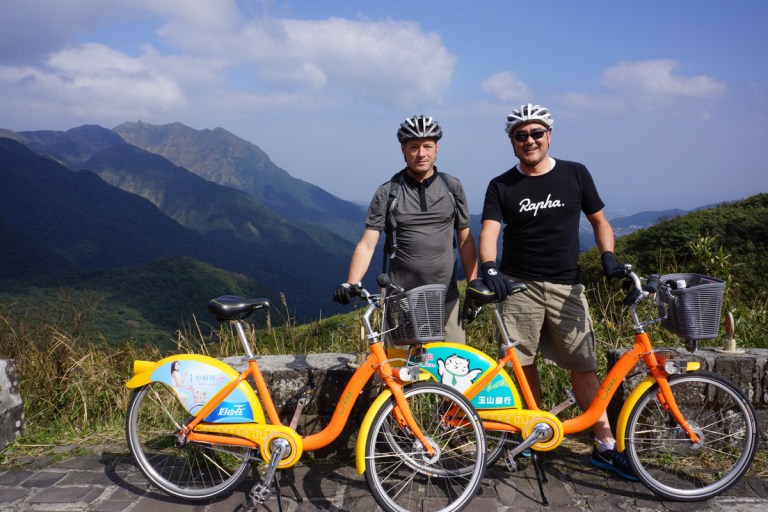 This was one of the more foolish, but fun rides I've ever done. We decided to rent some city bikes for the day and tackle a 3000' ride up the mountains. These bikes were not meant for this kind or riding. They are ridiculously heavy, are not geared correctly and have lame brakes...we loved it.