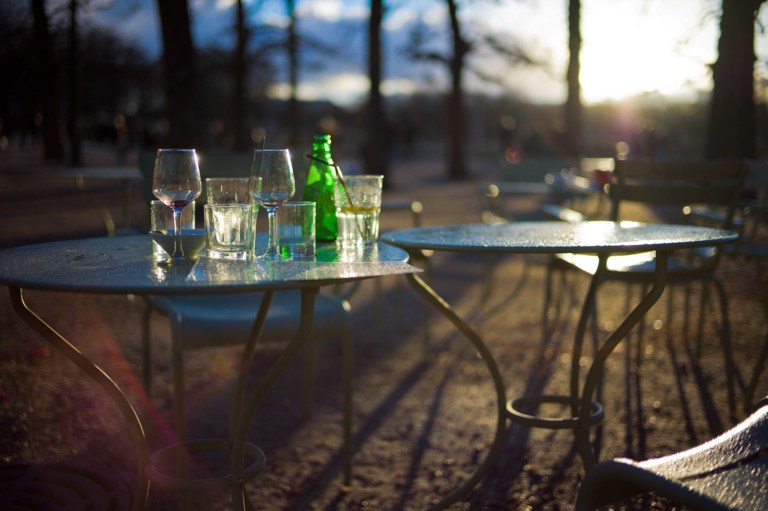 This was the first sunset of 2014. Paris, France.