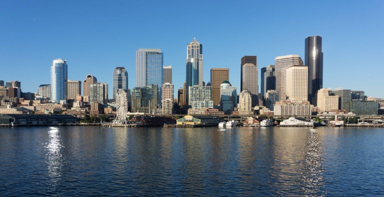 And finally, Seattle as you approach from an inbound ferry.