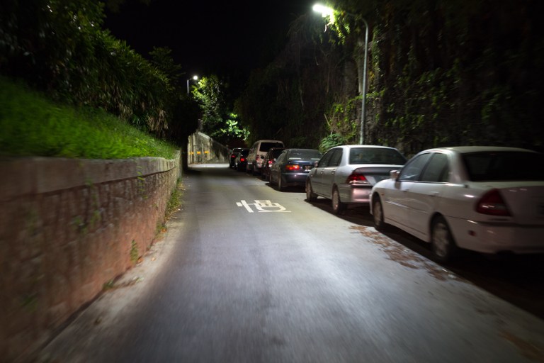 Riding along the canal, just about home now.