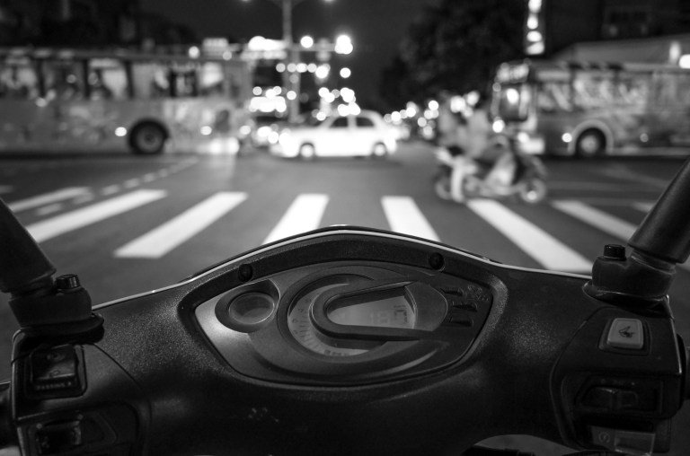 Sometimes, taking the scooter is just the best way to get around.