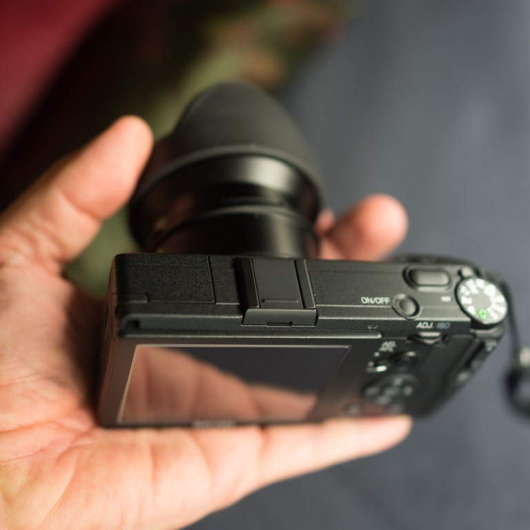 It adds about the same amount of bulk as the GH-3 hood, but of course is much heavier than adding the hood.