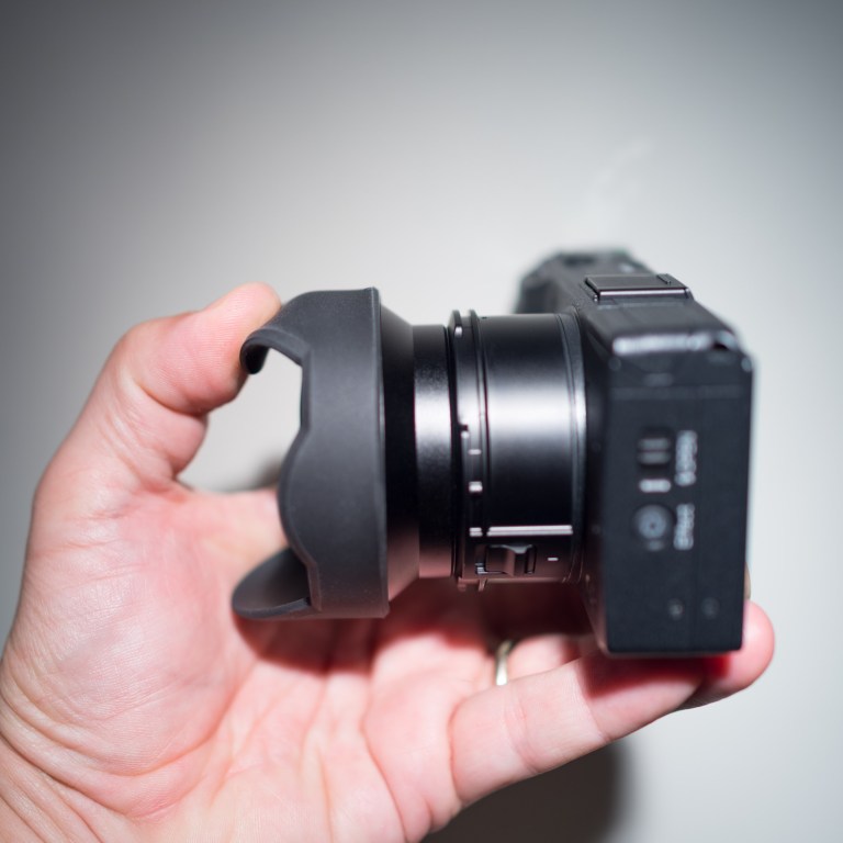 Not sure what I think of the rubber hood yet. 