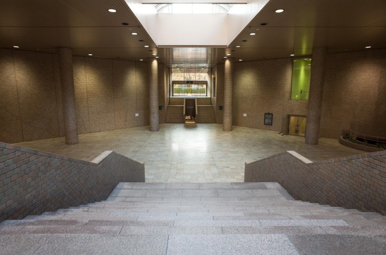 Here's the same space taken the day before.