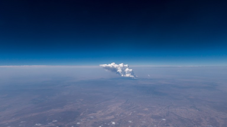I believe this was taken somewhere over the great plains.