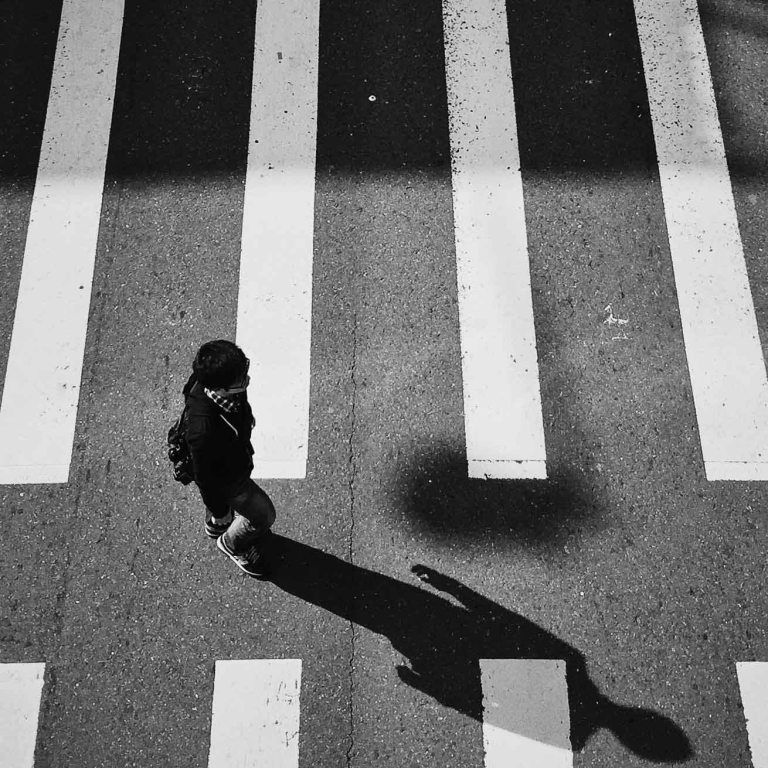 Taipei crosswalk from above. (iPhone 6 with Bitplay SNAP! 6 and edited in VSCOcam)