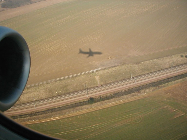 One of my favorites taken on approach to Charles de Gaulle (CDG), Paris, France.