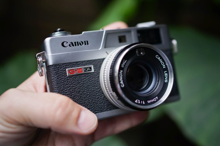 The Canon Cononet QL17 GIII, what a beautiful camera.