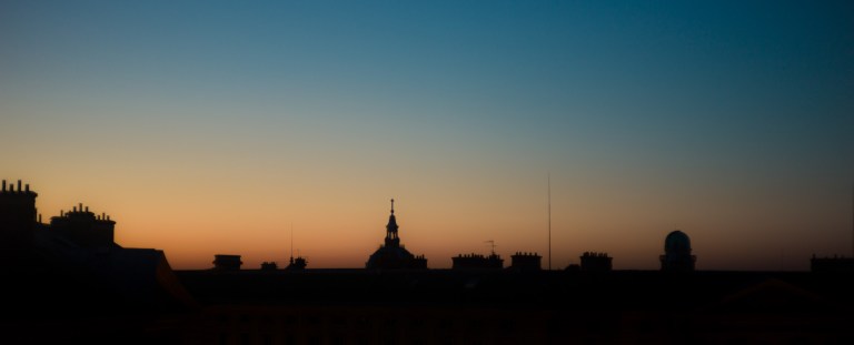 Rooftops at Sunset, 5th Arr. (Leica M9 with Canon 50mm f/1.4 LTM)
