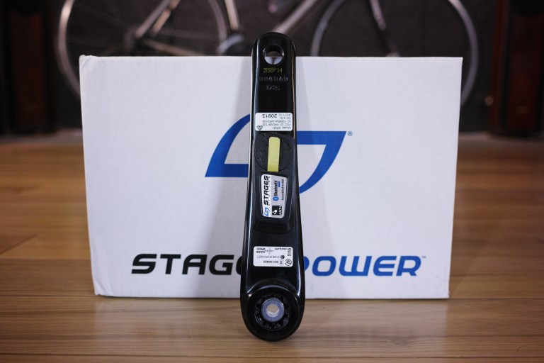 This is where it all happens. There's a small device in there that measures the deflection of the the metal and converts that to a power reading measured in watts. There's also a temperature gauge to compensate for the minute changes in the metal's properties with temperature change.